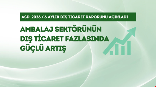 Ambalaj sektöründen yılın ilk yarısında güçlü ihracat performansı
